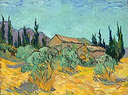 Van Gogh — Cabanes parmi les oliviers